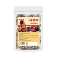 Thé Énergisant pour Hommes Marque Privée OEM – Thé aux Herbes Cinq Trésors au Ginseng pour la Santé Rénale, Infusion Mélangée Maca et Baies de Goji en Sachet