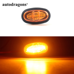 Autodragons 4PC Feux de positionnement LED fumés blancs, rouges et ambre pour calandre avant F-150 Raptor - Product Image 2