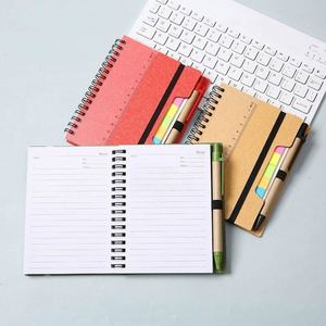 Custom Refillable <b>Sticky</b> <b>Notes</b> Binder Repositionable Memo Pad Set with Index Tabs and Die Cut Shapes for Promotional Branding - Product Image 3