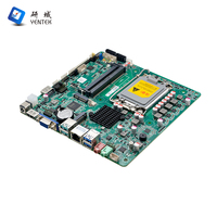 Placa Base Mini ITX de Alto Rendimiento para Escritorio Intel LGA1700, 2 DDR4, M.2, VGA, 2 HD, LVDS, LAN, 2 RS232 COM, Win10/Linux, Nueva