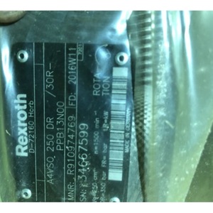 Bomba de Pistones A4VSO250DR 30R PPB13N00, Bomba Hidráulica Rexroth R910974769 con Accionamiento Electro-Neumático - Product Image 2
