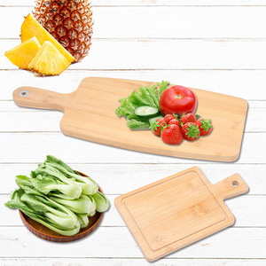 ชุดเขียงไม้ไผ่ไท่หยวน สำหรับครัว หั่นผลไม้ ผัก สเต็ก พิซซ่า แบบพกพา - Product Image 4