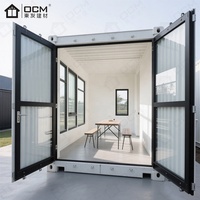 Maison préfabriquée extensible en conteneur maritime en acier de 20/40 pieds, prête à être expédiée, 3, 4 ou 5 chambres, mini-maison préfabriquée pour magasin ou parc