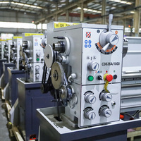 C0636D Leichman 38mm broche alésage banc tour 360mm balançoire sur lit 1000mm distance centrale 1.5kW moteur banc tour