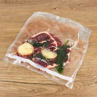 Sac sous vide pour emballage alimentaire personnalisé en nylon de qualité alimentaire rayé texturé gaufré