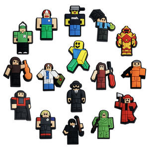 Breloques de chaussures Roblox en PVC attrayantes en gros, décorations lumineuses pour enfants, décorations de chaussures sur le thème du jeu - Product Image 1