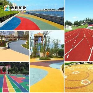 Grosir besi oksida berpori batu bata warna aspal taktil Paving batu bata hijau seni Hijau tahan cahaya pigmen semen - Product Image 5