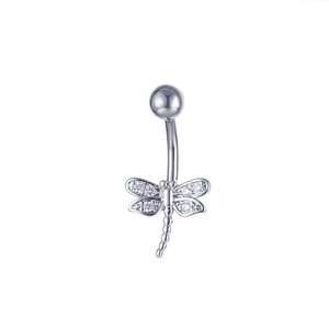 Anello personalizzato con <span class=keywords><strong>ombelico</strong></span> a forma di animale in acciaio inox 316 <span class=keywords><strong>serpente</strong></span> demone elfo Cz galleggiante <span class=keywords><strong>ombelico</strong></span> <span class=keywords><strong>Piercing</strong></span> gioielli donna - Product Image 3