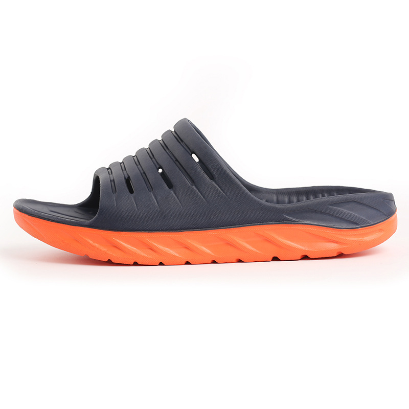 Custom Logo Men Slippers Indoor Outdoor Sports Slippers 4 Shock Recovery Drag Flat Slides