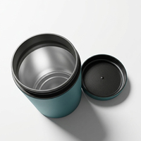 Boîte en métal de qualité alimentaire de 1000 ml pour grains de café, conteneur de stockage de thé vert, boîte hermétique avec couvercle et cuillère