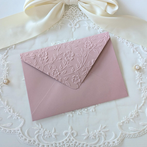 Sobres con Relieve <span class=keywords><strong>de</strong></span> Enredaderas Florales, Juego <span class=keywords><strong>de</strong></span> Papelería con Sobres <span class=keywords><strong>de</strong></span> Tamaño Personalizable para Invitaciones <span class=keywords><strong>de</strong></span> 5x7 Pulgadas, Tarjetas y Escritura <span class=keywords><strong>de</strong></span> Cartas - Product Image 3