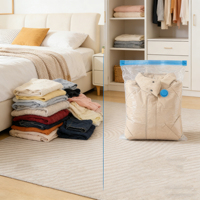 Sacs de compression sous vide transparents écologiques 7 couches PA+PE, résistants et étanches, pour déménagement aux États-Unis et stockage domestique