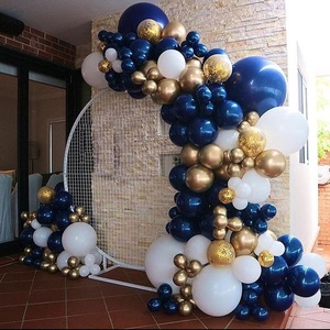 decoración para fiesta de <span class=keywords><strong>cumpleaños</strong></span>, conjunto de guirnalda de globos, azul, verde, blanco y gris, Kit de arco de globos - Product Image 6
