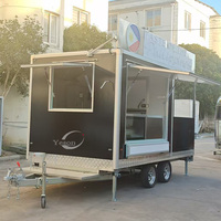 2025 Pizza Concession Fast Food Cart Van Trailer Mobile Food Truck avec cuisine complète équipée à vendre