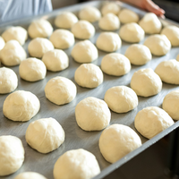 Ligne de production automatique de pains à hamburger, machine à fabriquer des mini-baguettes, équipement de formage de pains ronds, machine de boulangerie commerciale
