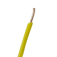 Fil de cuivre massif BV de qualité supérieure / Câble de construction en PVC 6,0 mm² Rouge Bleu Vert Noir pour la rénovation de la maison 300/450V