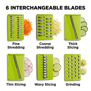 LOVFE Mandoline à légumes manuelle, coupe-légumes multifonctionnel, hachoir à oignon, trancheuse pour la préparation des repas à la maison et la <span class=keywords><strong>cuisine</strong></span> - Product Image 3