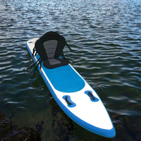 Planche à pagaie SUP gonflable souple en PVC personnalisée avec siège de kayak pour les jeux aquatiques en mer
