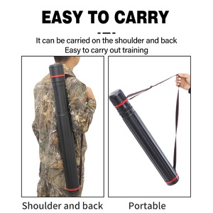 Tube à flèches SPG pour la <span class=keywords><strong>chasse</strong></span>, flèches en carbone et fibre de verre pur, étui extensible en PE, équipement de rangement dorsal réglable - Product Image 2