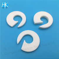 C Type Alumina Ceramic Retaining Ring High Wear Resistant Al2O3 Ceramic Spacer Ring