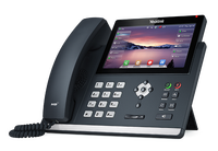 Téléphone SIP Yealink T48U avec écran tactile couleur rétroéclairé de 7 pouces, PoE IP, double ports USB, double port Gigabit Ethernet, 16 comptes SIP