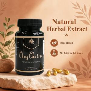 Las populares cápsulas herbales de ginseng natural para hombres de la fábrica contienen varios extractos de hierbas y fortificantes energéticos. - Product Image 5