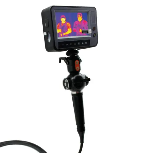 El Borescope kızılötesi kamera, 4 yönlü artikülasyon, 6.0mm prob, su geçirmez IP67, Tungsten örgülü