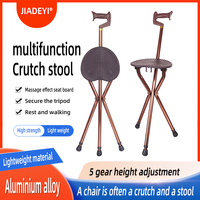 Tabouret pliant portable pour une personne Bâton de marche Chaise Élastique Placement banc extérieur