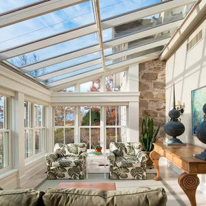 حديقة حديثة فاخرة من الألومنيوم مع نظام تهوية وسقف من الزجاج المقسى للحماية من فوق البنفسجية - Product Image 6