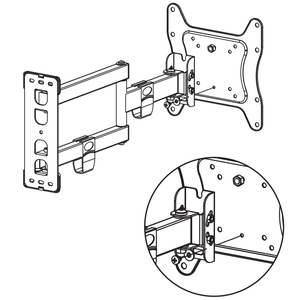 FocusMount Universal VESA 200x200 Led LCD Stand <strong>TV</strong> <strong>Wall</strong> Mount <strong>Bracket</strong> for <strong>43</strong> <strong>Inch</strong> <strong>TV</strong> - Product Image 4