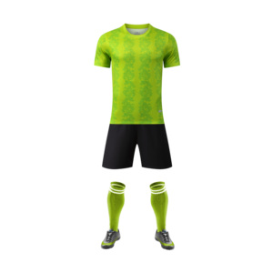 Maillots de football SM Rouge Vif Haute Visibilité avec Impression Personnalisée du Nom et du Numéro par Sublimation Uniformes de Football - Product Image 1