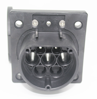 Port de charge pour véhicule à énergie nouvelle, couvercle en plastique PA/PC/PBT noir, certifié IATF 16949, moulage par injection, robuste et léger