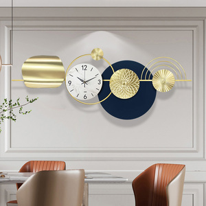 Grand minimaliste créatif décoratif pour la maison moderne de luxe matin <span class=keywords><strong>soleil</strong></span> mur art horloge pour salon bureau boutique - Product Image 2