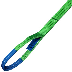 <span class=keywords><strong>2</strong></span>プライリフティングストラップ 2T EN 1492-1規格準拠 ヘビーデューティーウェブスリング アイツーアイ ポリエステルフラットウェビングスリング - Product Image 3