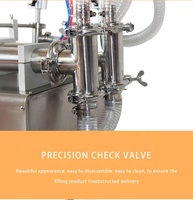 Machine de remplissage de liquides pneumatique semi-automatique de haute précision, pour contenants en plastique de haute précision, facile à utiliser