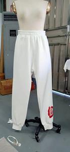 Ensemble de survêtement pour <span class=keywords><strong>femme</strong></span> avec sweat à capuche blanc et <span class=keywords><strong>pantalon</strong></span> de jogging à manches longues, imprimé poisson découpé en papier rouge chinois, <span class=keywords><strong>tenue</strong></span> de sport décontractée - Product Image 3