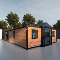 Maison mobile préfabriquée extensible de 40 pieds, design asiatique, étanche, 2 à 4 chambres, cuisine, hôtel, hôpital, Ray-Zen