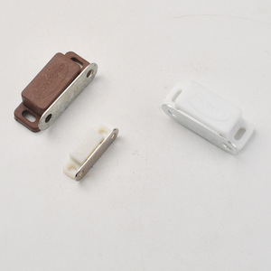 Magnetic <b>Door</b> <b>Catch</b> Small White Large White Large Brown Plastic Minimalist Design For Cabinets Wardrobes <b>Doors</b> - Product Image 3