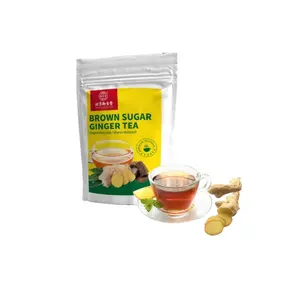 Toptan tek otlar ve baharat ve kurutulmuş tarzı zencefil çayı toz çözülebilir zencefilli çay zencefil çayı granüller zencefil içecek