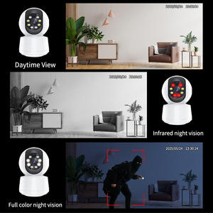 Caméra de sécurité domestique <span class=keywords><strong>WiFi</strong></span> 1080p, surveillance, babyphone, détection de mouvement, suivi intelligent, audio bidirectionnel, vision nocturne, télécommande - Product Image 5