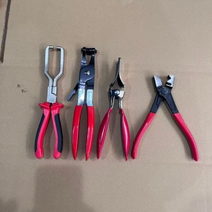 Kit de 4 pinces de déconnexion pour réparation automobile, outils de séparation de colliers de serrage pour tuyaux d'huile et de conduites droites, pinces à clipser pour auto - Product Image 1