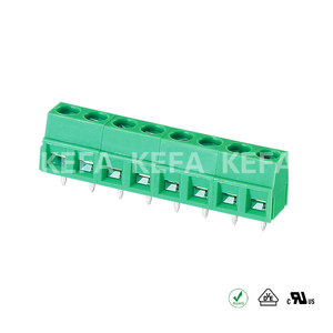 KEFA KF127-5.0 300V 10A Klemmenblock mit vernickelten Kupferkontakten 26-14AWG Leiter Schraubverbindung - Product Image 3