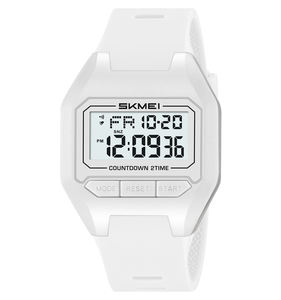 Montre numérique unisexe Skmei 2617 en gros, bracelet en silicone à bas prix, étanche 5 ATM, chronographe, alarme, montre sport - Product Image 4