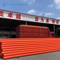 Tuyaux électriques flexibles durables haute pression MPP 100m Tube CPVC de protection de câble orange avec des matériaux ronds en PP PE As