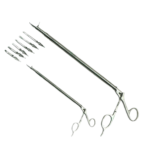 Nuevo Juego de Instrumentos de Aplicación de Clips Rectos Tipo Bulldog Laparoscópicos de Acero Inoxidable, Reutilizables y de Calidad Profesional - Product Image 3