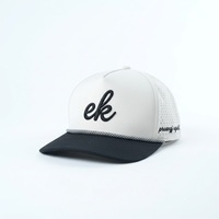 Nouvelle Casquette de Sport et de Golf 5 Panneaux en Polyester Imperméable avec Broderie Personnalisée, Découpes Laser Perforées, Style Dad Hat et Lanière de Baseball