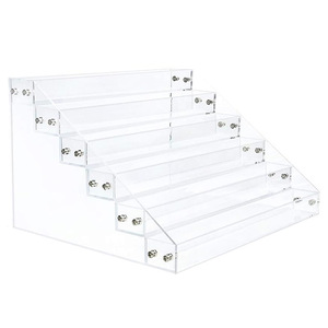 Étagère en acrylique Kai Zhi, transparente, multi-niveaux, présentoir cosmétique, facile à assembler, organisateur de rangement pour maquillage et produits pour les ongles - Product Image 3