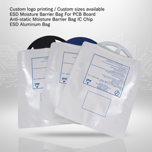 Custom Open Top PCB ESD <strong>Bag</strong> Antistatic Zipper Foil Aluminium Ziplock <strong>Anti</strong> <strong>Static</strong> Safe Barrier Packing Moisture Shielding <strong>Bag</strong> - Product Image 4