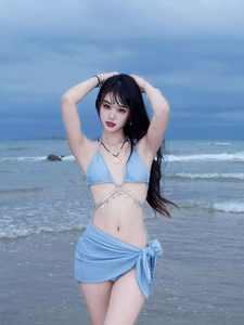 Conjunto de Dos Piezas de Alta Calidad para Mujer, Traje de Baño Transpirable y Cómodo para Playa y Piscina, Lencería Femenina - Product Image 3