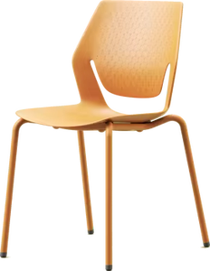 Silla de Conferencia Ergonómica Moderna de Plástico, Apilable, Resistente, con Respaldo Hueco, Ecológica y Cómoda, para Oficinas, Aulas y Escuelas - Product Image 3
